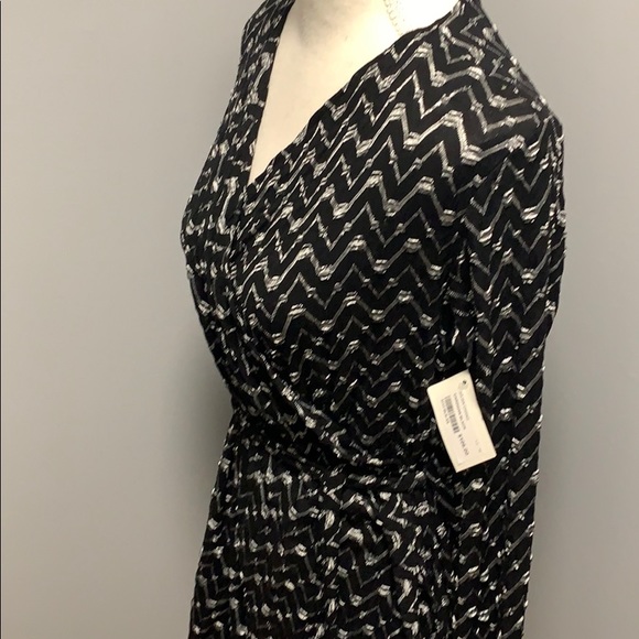 Julian Chang Wrap Cardigan XS, Black and Silver - Picture 3 of 9